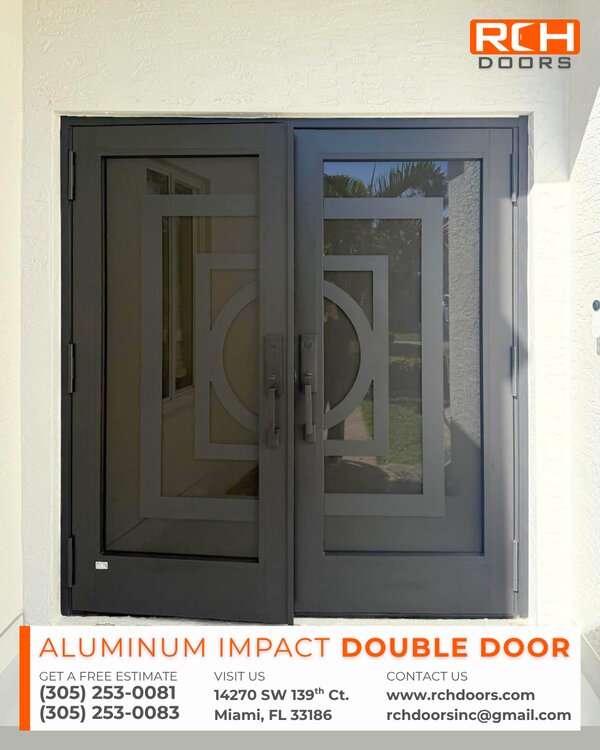 Aluminum Impact Double Door