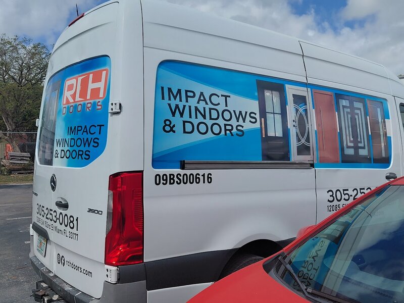 RCH Doors team van — Impact Windows & Doors Miami