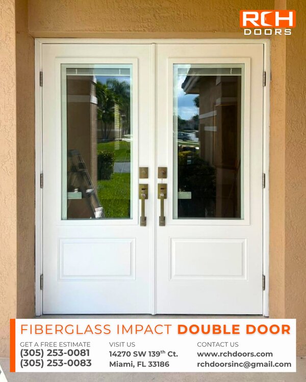 Fiberglass Double Door — Hollywood