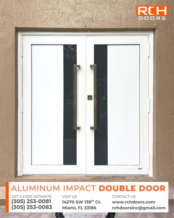 Aluminum Double Door — Cutler Bay