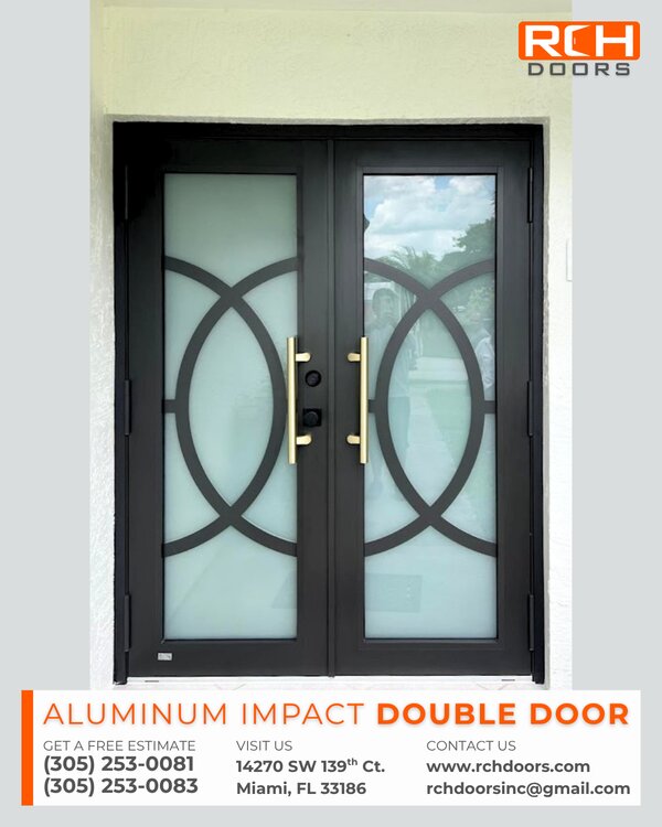 Aluminum Double Door — Miami Springs