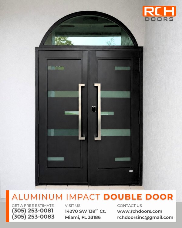 Aluminum Double Door — Miami