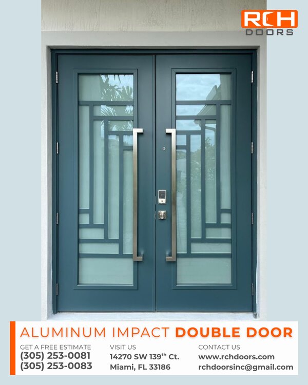 Aluminum Double Door — Miramar