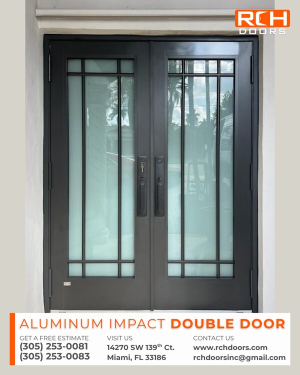 Aluminum Double Door — Westchester