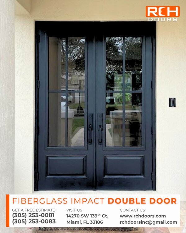 Fiberglass Double Door — Pinecrest