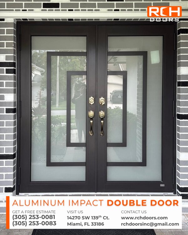 Aluminum Double Door — Doral