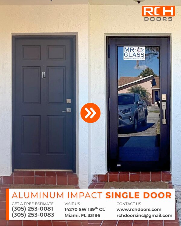Door Refinish — Coral Gables