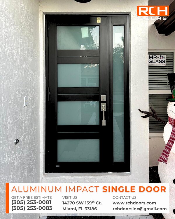Aluminum Single Door — Miami
