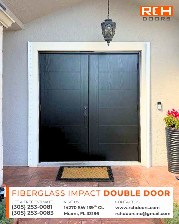 Fiberglass Double Door — Country Walk
